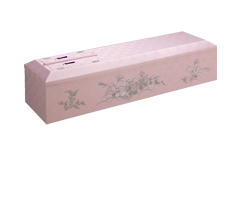 屋根型刺繍棺（ピンク）